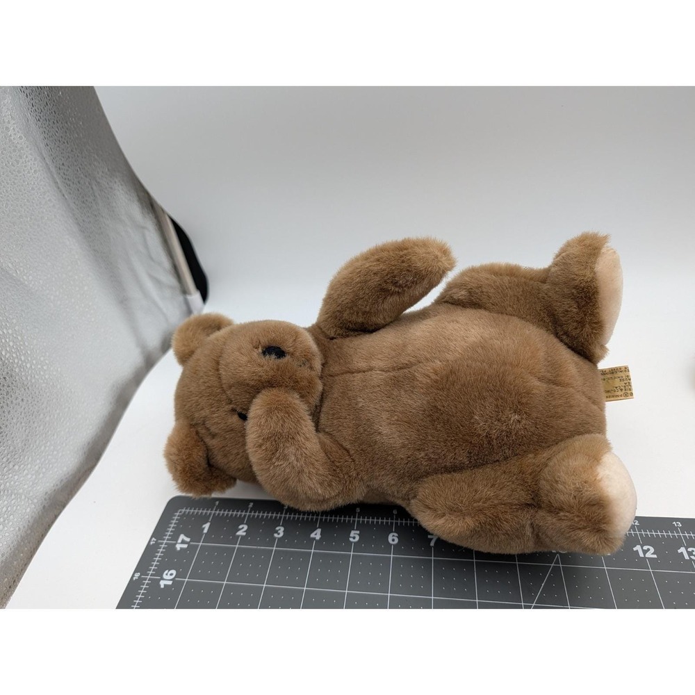 Applause Sweet Pea Bear Plush Brown 12 Inch 1987 Stuffed Animal Toy - Picture 8 of 8
